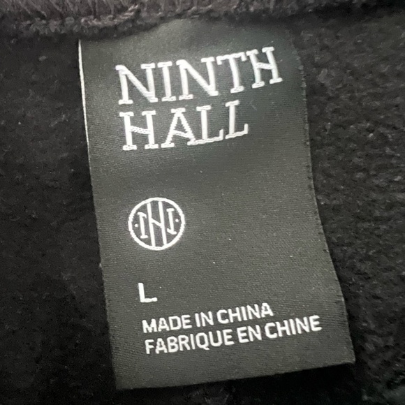 Ninth Hall Stash Youth Black Baggy Cargo Jogger Sweatpants size Large - Picture 7 of 7